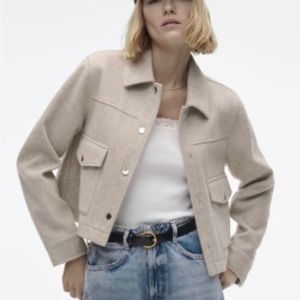 Zara Women’s cropped jacket